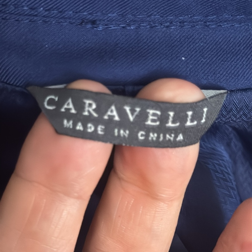 Caravelli Solid Cobalt Slim Blazer/Jacket - image 3